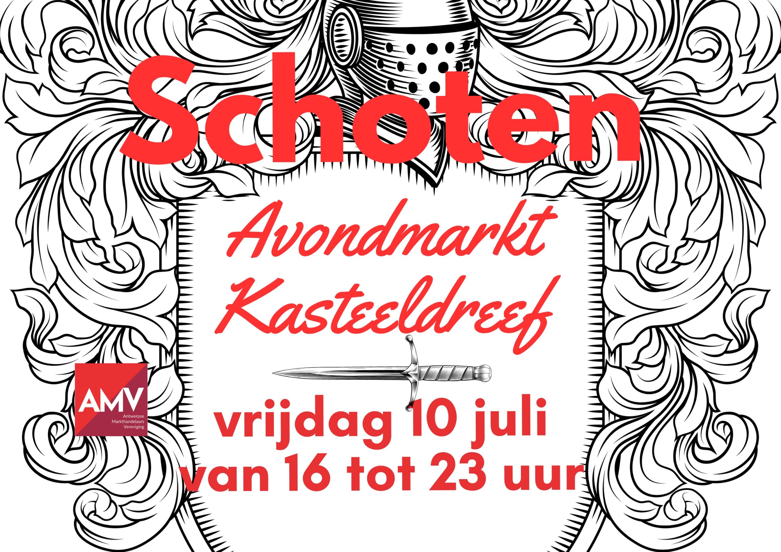Schoten Avondmarkt Kasteeldreef 2026